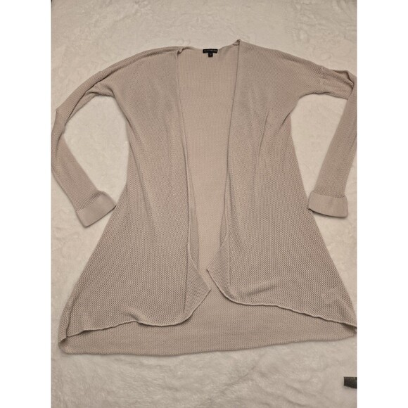 Express Open Front Tan Cardigan Size Small Long Sleeve - Picture 1 of 8